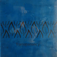 Plaque de Verre Bleu Acier