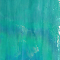 Plaque de Verre Vert de Mer Nacré