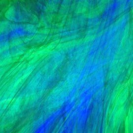 Glasplaat Groen/Cyaan/Blauw