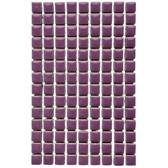 Mini Glazed Ceramic 10mm  Purple