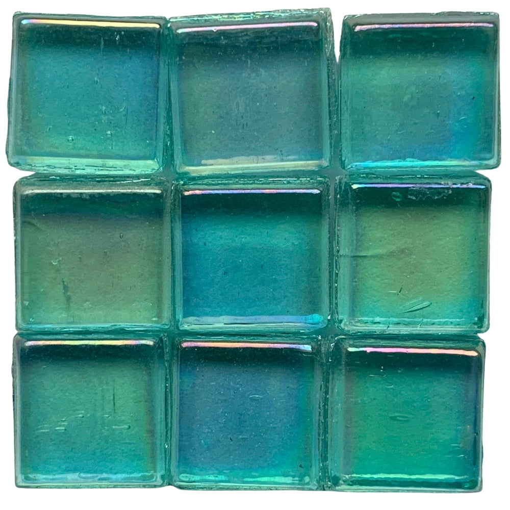 Glasmosaik Transparent 10mm Dioptase