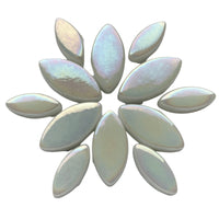 Ottoman Petali Madreperla Bianco