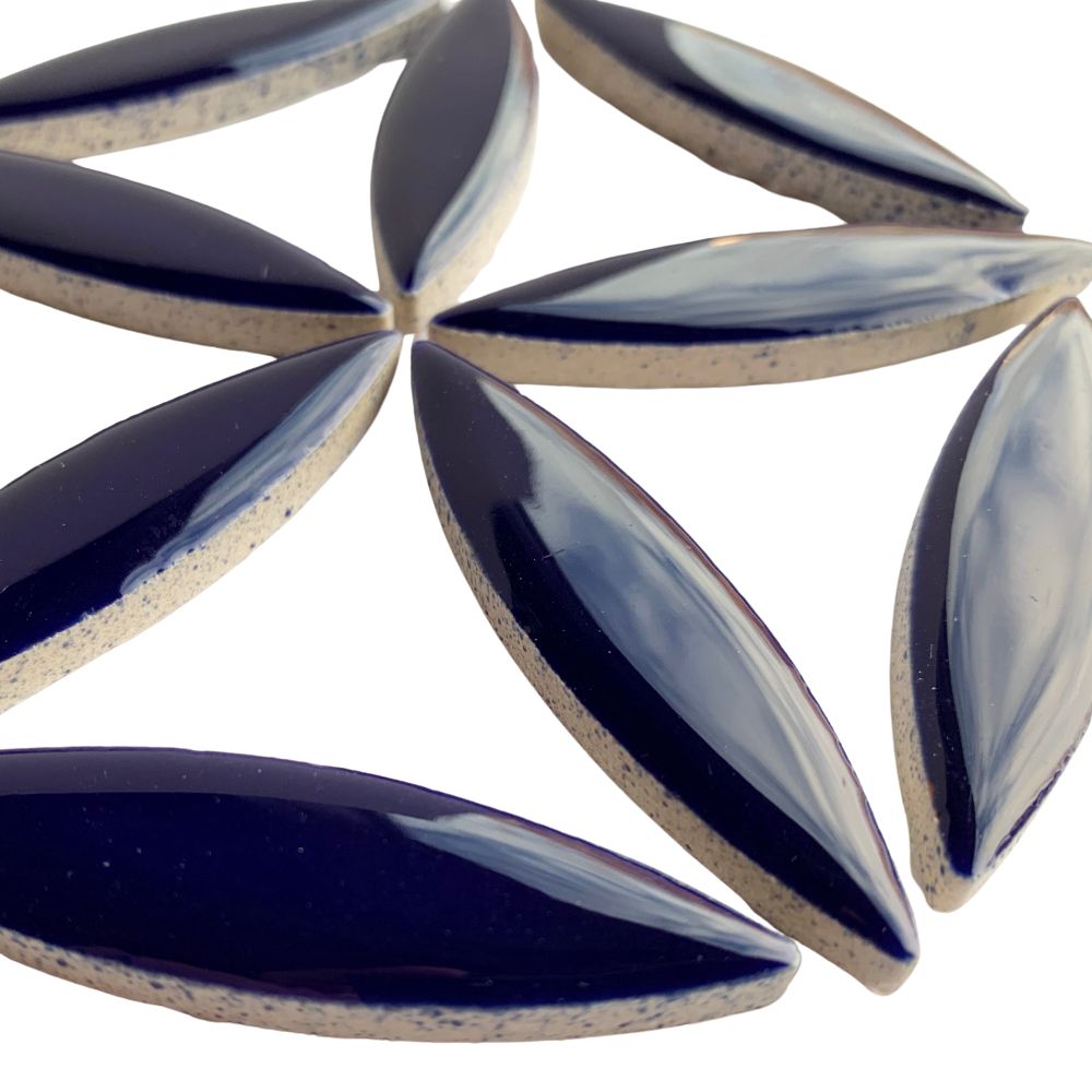 Ceramic Ellipse  Indigo