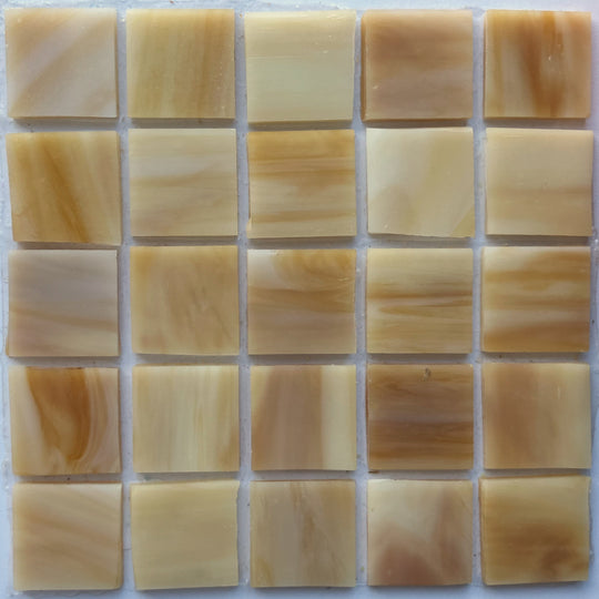 Mosaico de Vidrio Tiffany Glacier 20mm Caramelo
