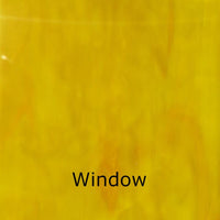 Placa de Vidrio Amarillo Intenso