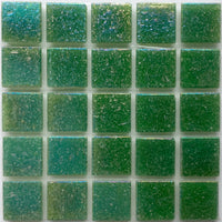 Iridescent Glass Mosaic 20mm Lush