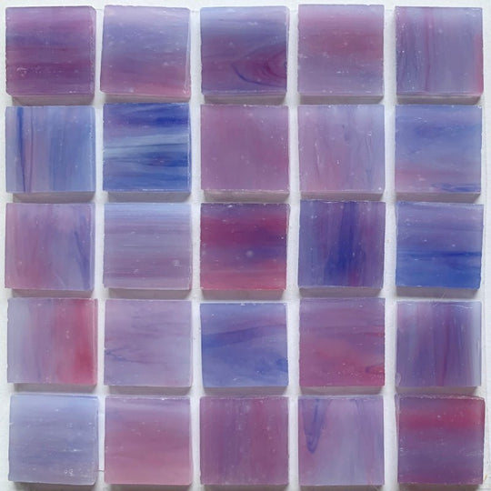 Glasmosaik Tiffany-Glas 20mm  Beerenblau