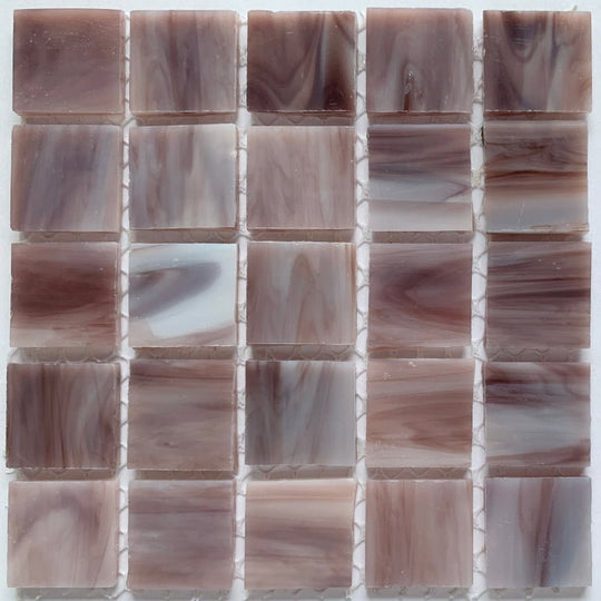 Mosaico de Vidrio Tiffany Glacier 20mm Violeta