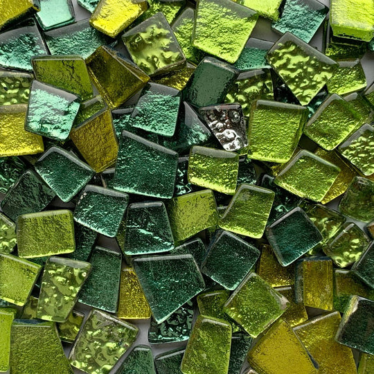 Glastegel met Spiegel Groenmix