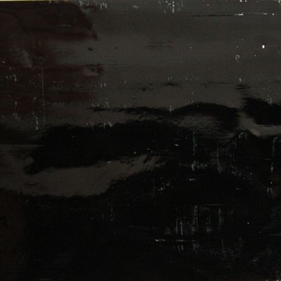 Glasplaat Puur Zwart