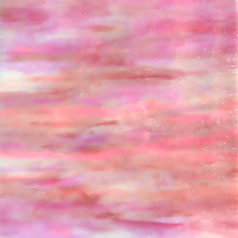 Glasplatte Rosa Irisierend