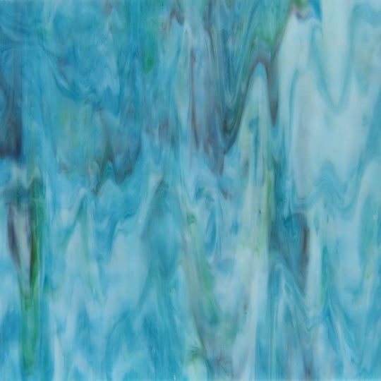 Lastra di vetro Acqua Bianco Viola Martellato