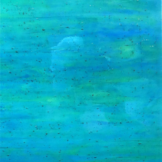 Glasplaat Cyaan Iriserend