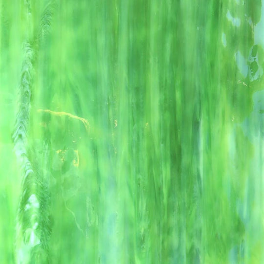 Plaque de Verre Vert Citron Moucheté