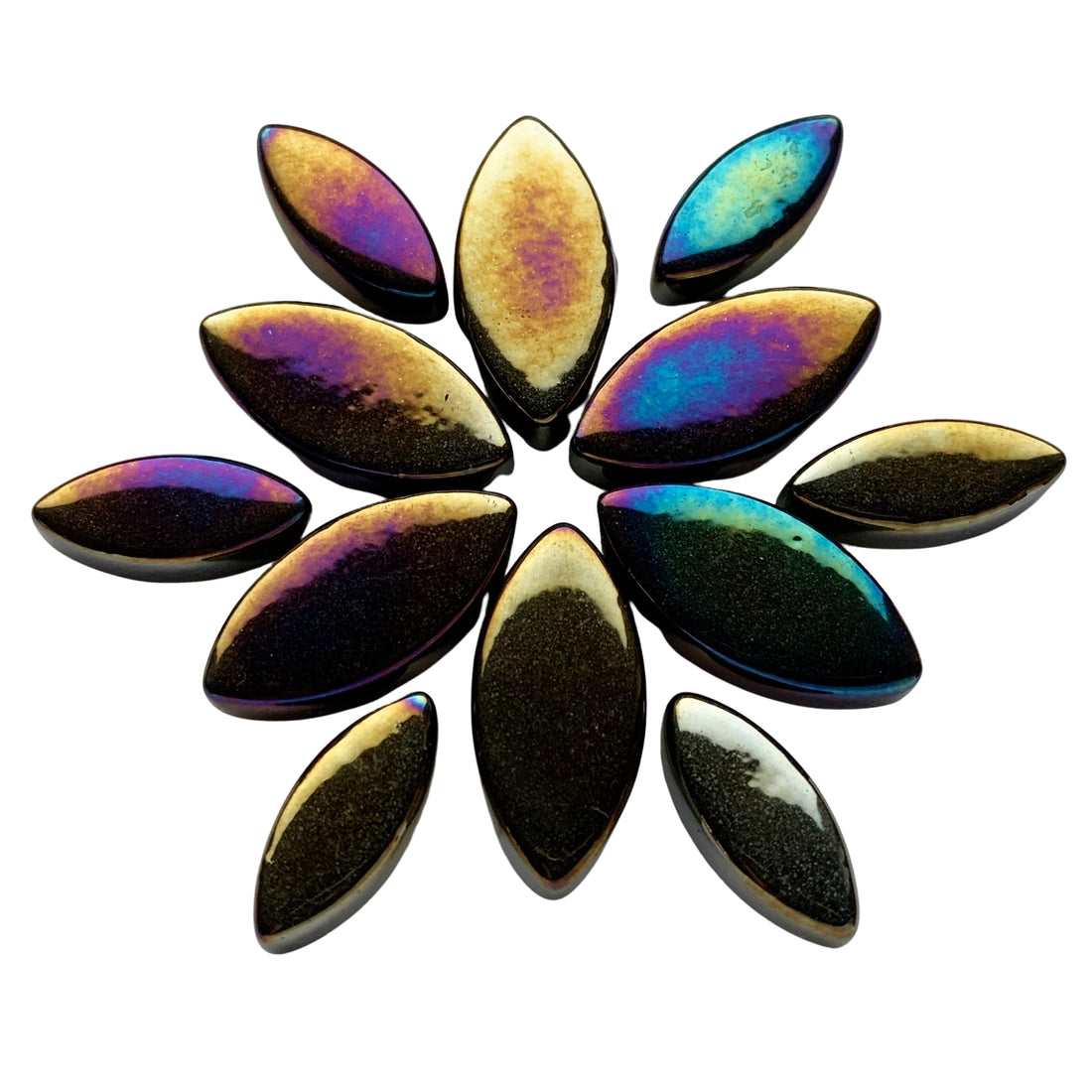 Ottoman Petali Madreperla Nero