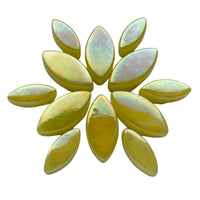 Ottoman Petali di Fiore Madreperla Giallo