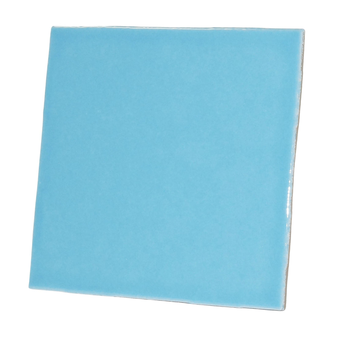 Piastrella in porcellana azzurro chiaro 10cm