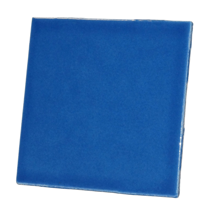 Piastrella in porcellana blu 10cm