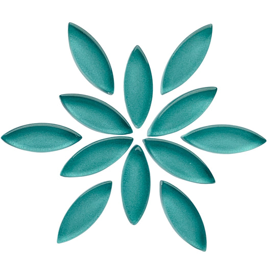 Small Petals Bright Aqua