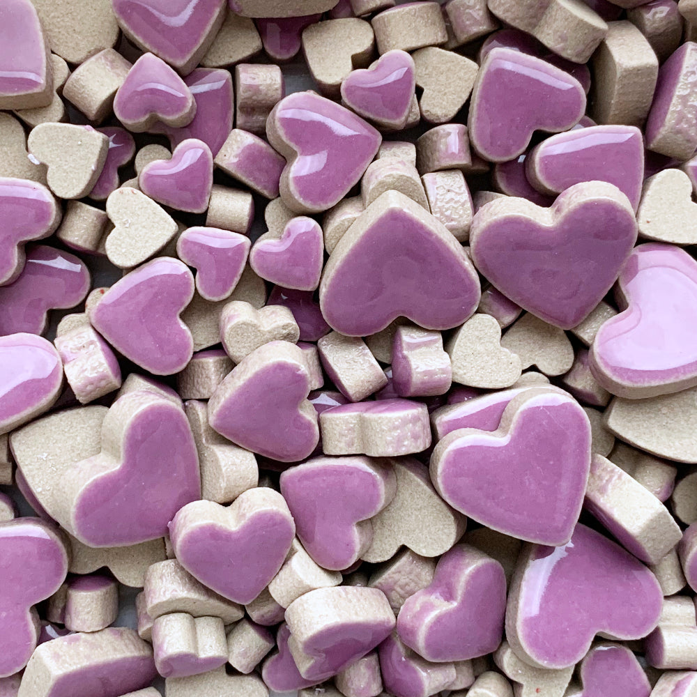 Ciondoli Cuoricini Viola