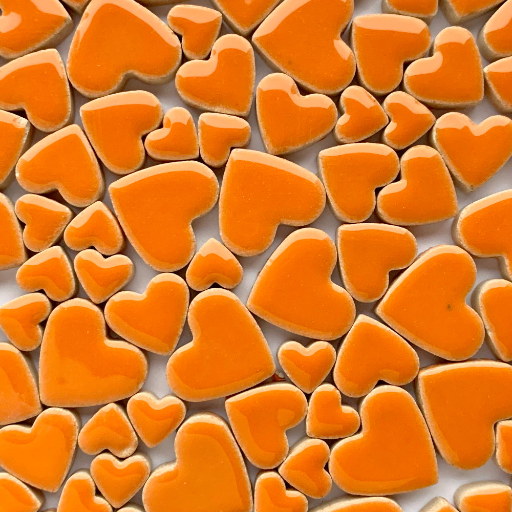 Ciondoli Cuori Arancione