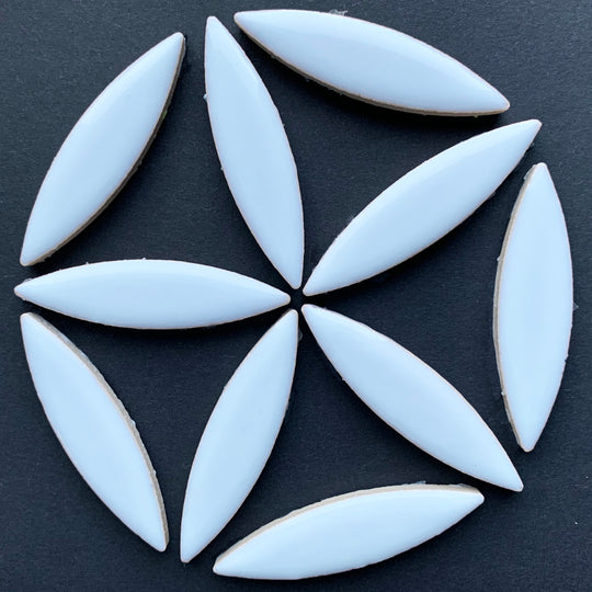 Ellipse de Céramique  Blanc