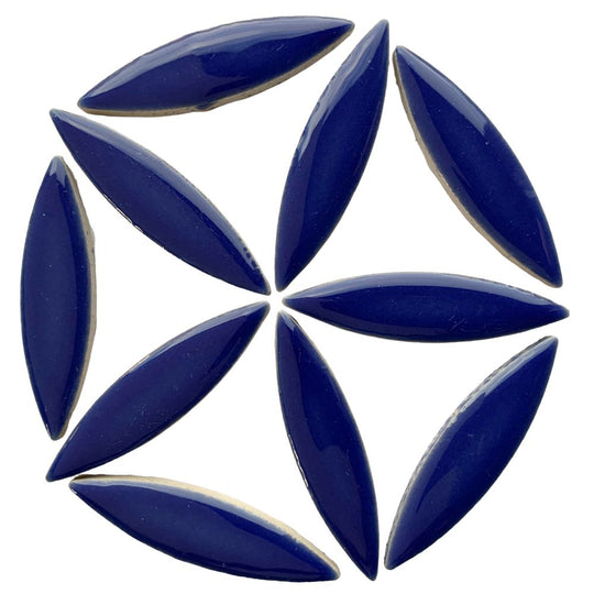 Ellipse de Céramique  Bleu Foncé