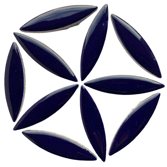 Ellipse de Céramique  Indigo