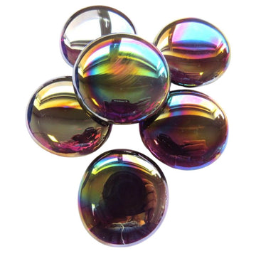 Glasdruppels XL  30-36mm Diamantdruif