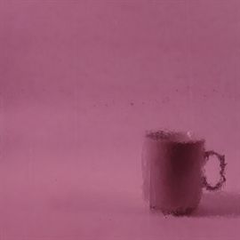 Lastra di vetro  Rosa scuro