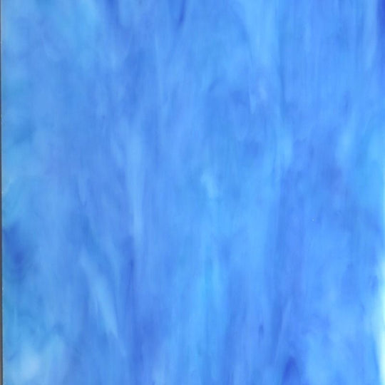 Glass Plate Soft Blue Opal