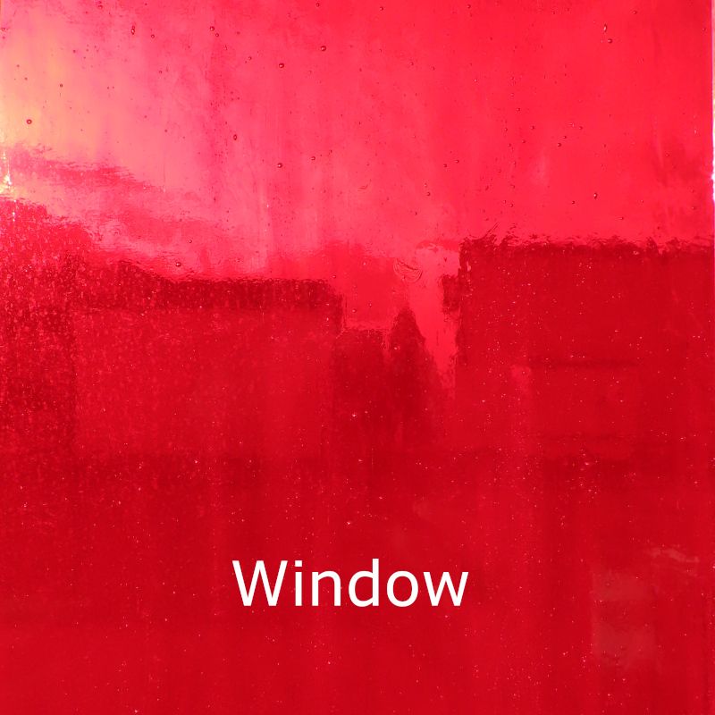 Glass Plate Scarlet