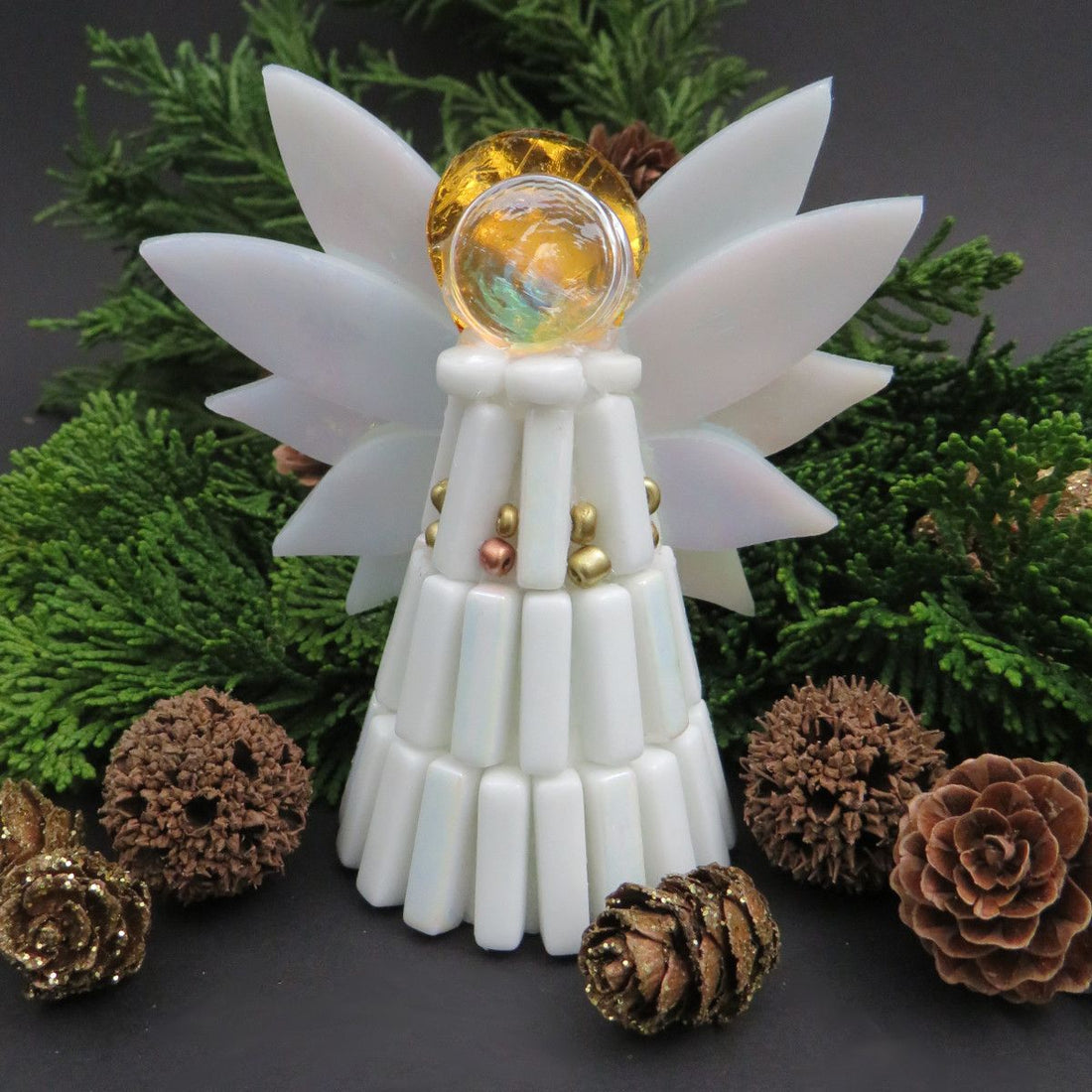 Ange de Noël Blanc (3 pièces)
