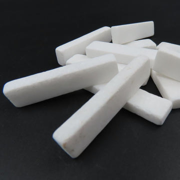 Bastoncini di marmo Bianco Cristallo