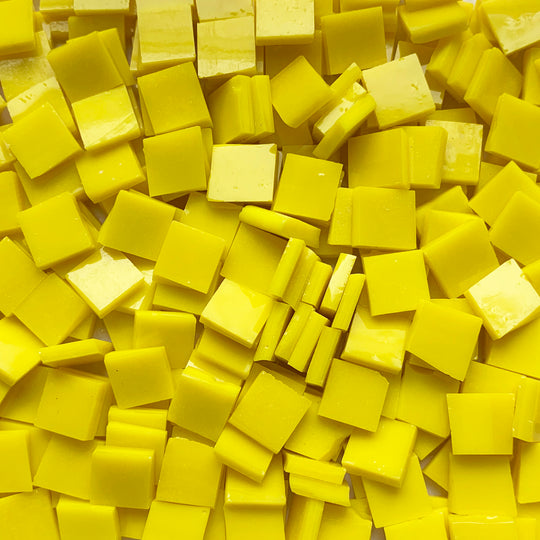 Pâtes De Verre Tiffany 10mm Jaune Soleil