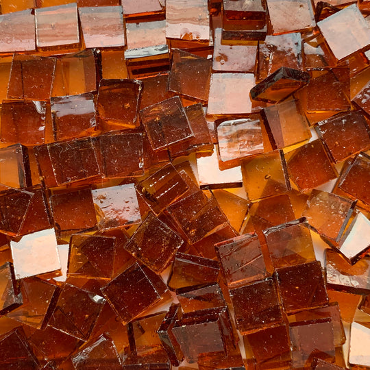 Pâtes De Verre Tiffany 10mm Marron