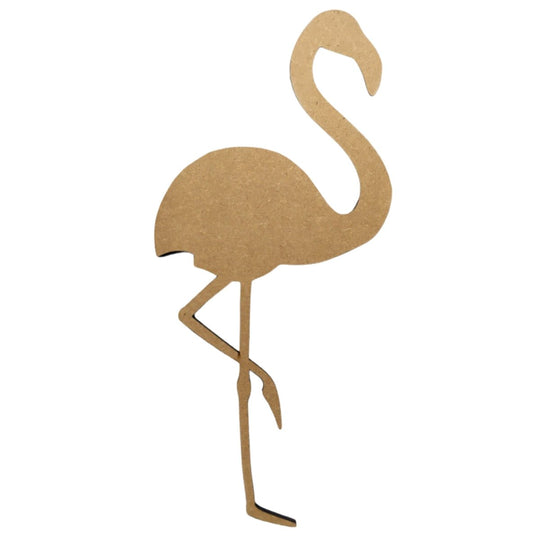 Flamant Rose En Bois