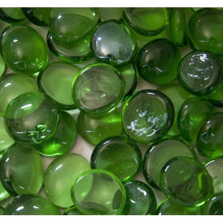 Billes de Verre 16-20mm  Vert Cristal