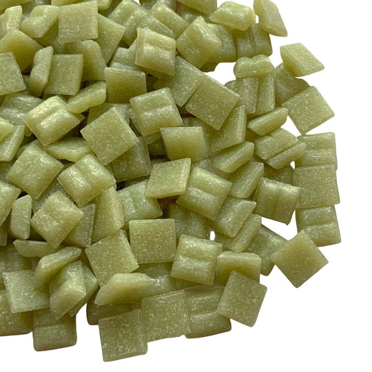 Pâtes de Verre 10mm  Pomme Vert