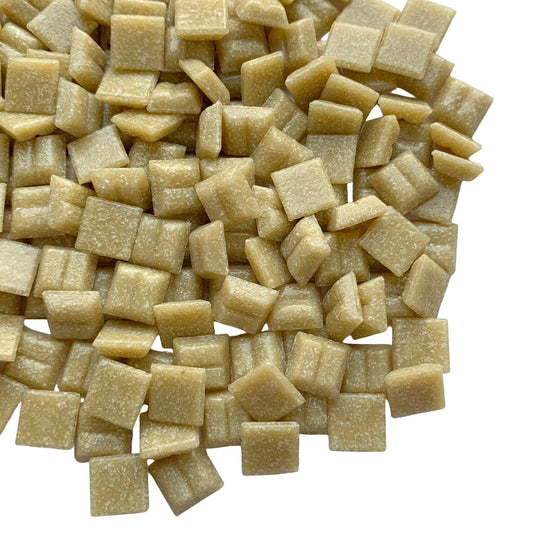 Pâtes de Verre 10mm  Biscuit