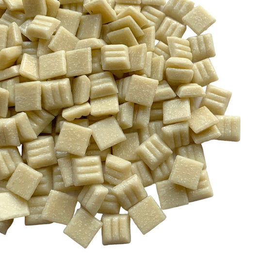 Pâtes de Verre 10mm  Crème