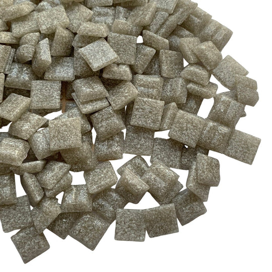 Pâtes de Verre 10mm  Gris Souris