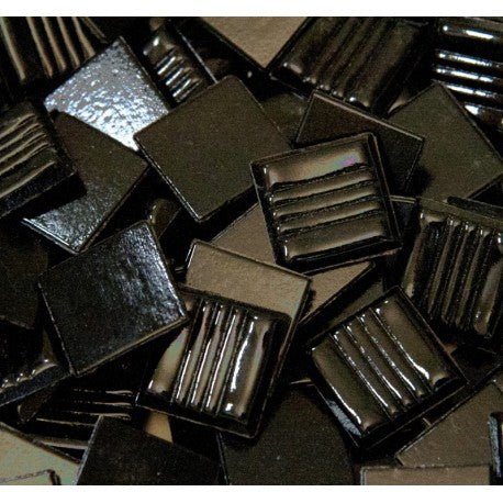 Glasmozaiek 20mm Zwart