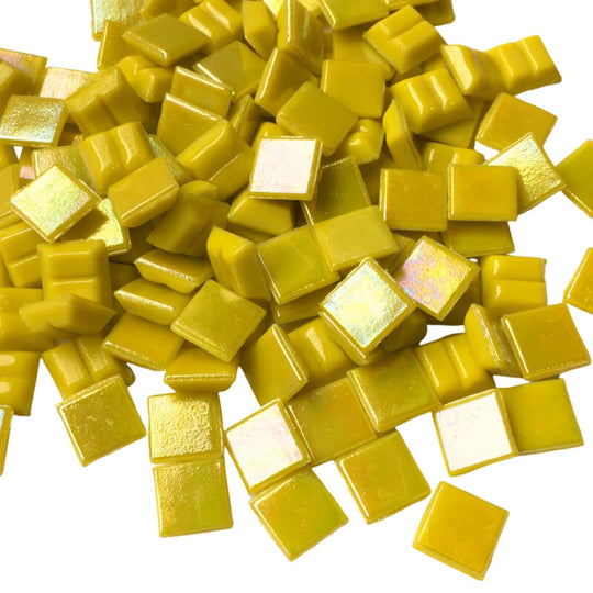 Glasmozaiek Iriserend 10mm Citrien