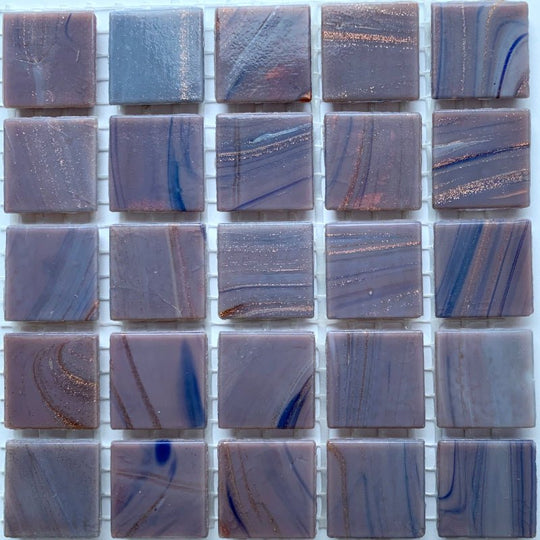 Pâtes de Verre Veiné d'or 20mm  Ultra-Violet