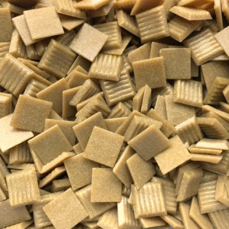 Glasmozaiek Murano 20mm Okerbruin