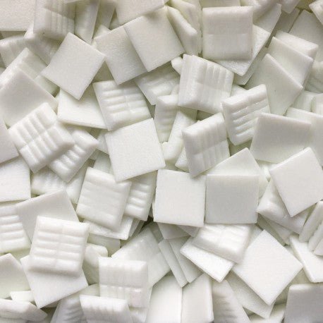 Glasmozaiek Murano 20mm Wit