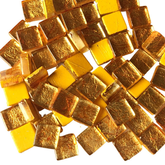 Glasmozaiek Spiegel 10mm Koper