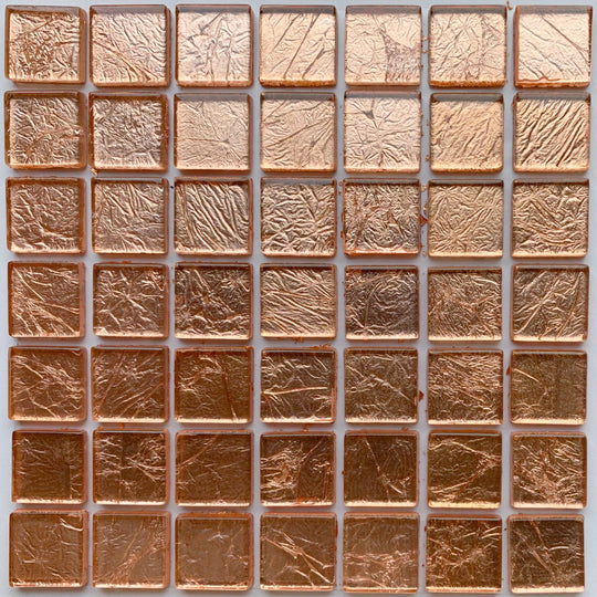 Glasmozaiek Spiegel 20mm Champagne