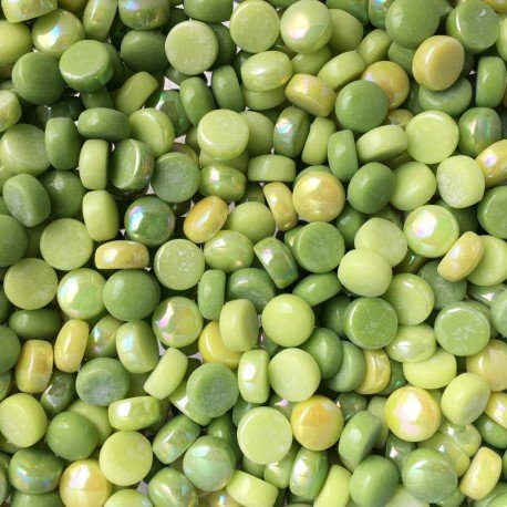 Glasnopjes 12mm Groen Mix